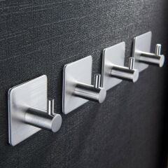 DELTAHOME 4 ADET TEK TOPUZLU KARE HAVLU ASKILIĞI