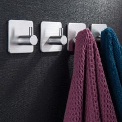 DELTAHOME 5 ADET KARE TEK TOPUZLU HAVLU ASKILIĞI