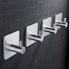 DELTAHOME 5 ADET KARE TEK TOPUZLU HAVLU ASKILIĞI