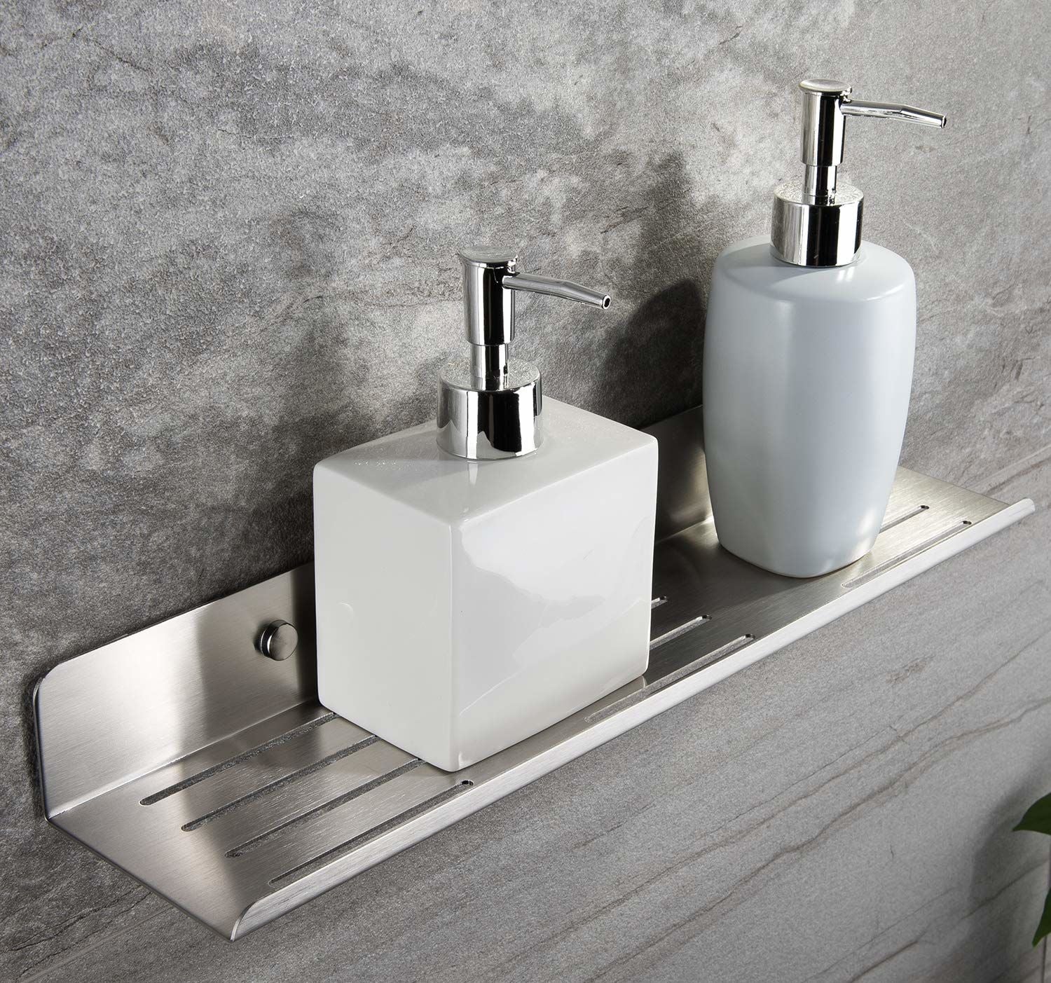 DELTAHOME  PASLANMAZ ÇELİK BANYO RAFI 40CM   MODEL: FRANKFURT