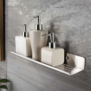 DELTAHOME  PASLANMAZ ÇELİK BANYO RAFI 40CM   MODEL: FRANKFURT