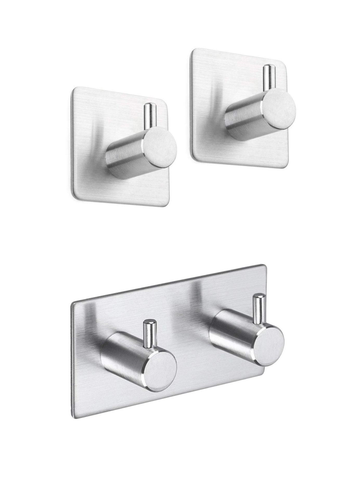 DELTAHOME  1 ADET BORNOZ ASKISI + 2 ADET KARE HAVLU ASKISI SET