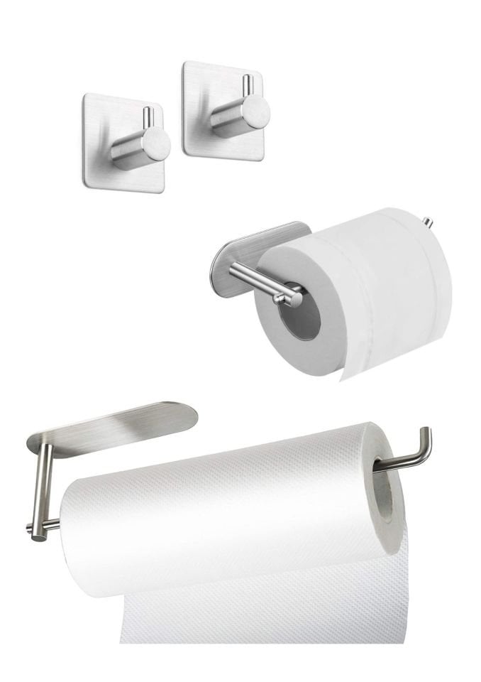 DELTAHOME KAĞIT HAVLULUK - TUVALET KAĞITLIĞI VE 2 AD. ASKILIK SET