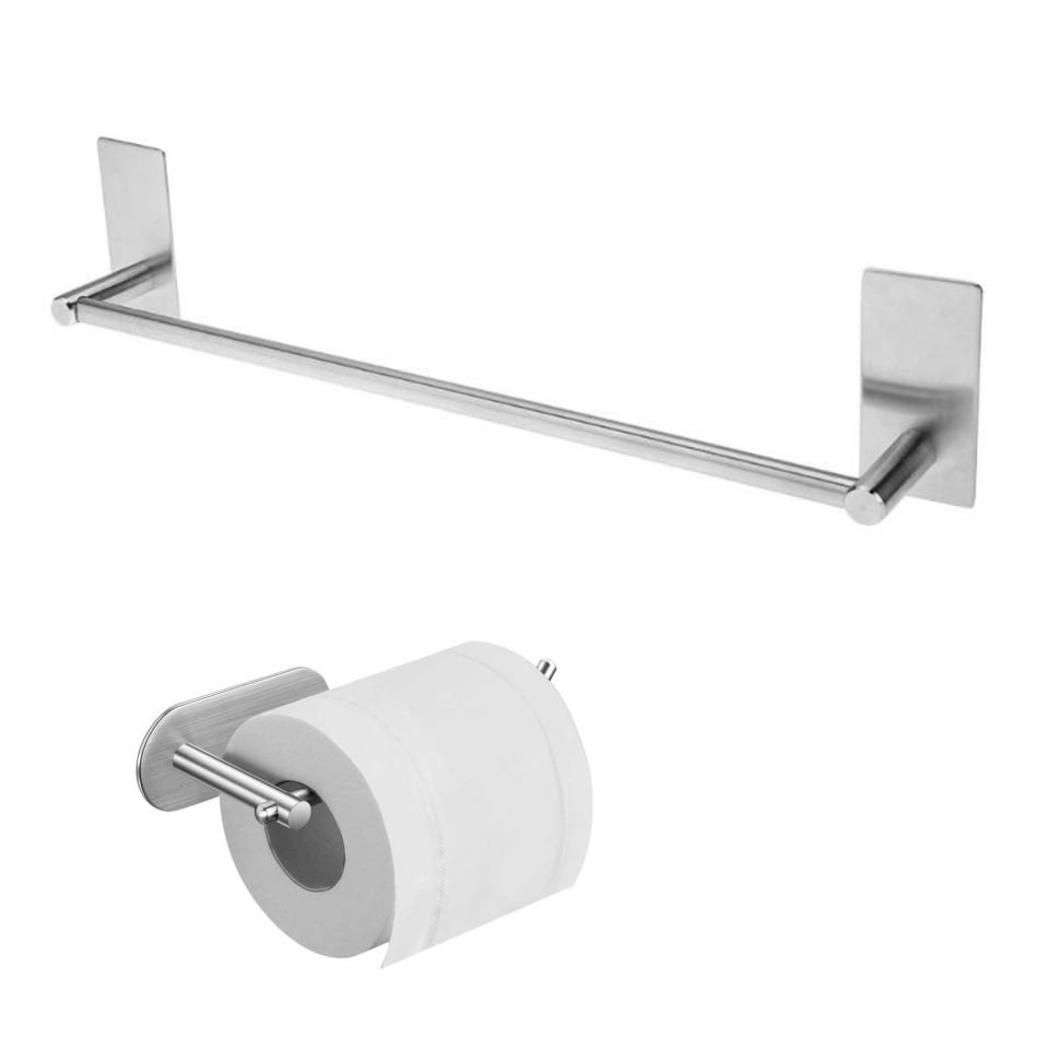 DELTAHOME 40CM HAVLULUK - TUVALET KAĞITLIĞI - 2 AD. ASKILIK VE BORNOZ ASKISI SET