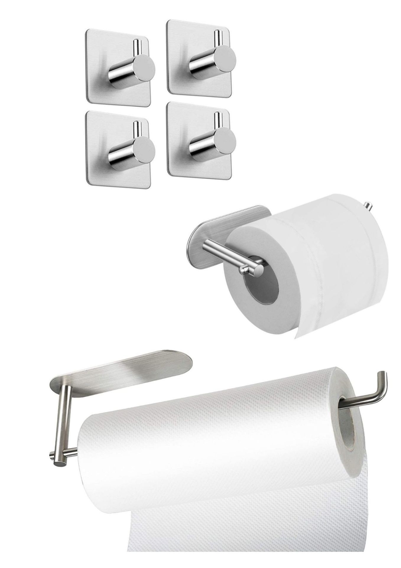 DELTAHOME KAĞIT HAVLULUK - TUVALET KAĞITLIĞI VE 4 AD. ASKILIK SET