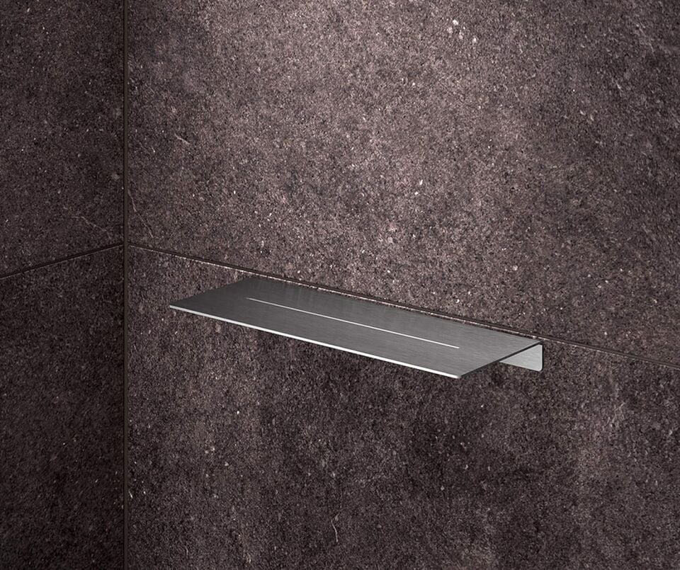 DELTAHOME PASLANMAZ ÇELİK 28CM BANYO RAFI  VİDALI MONTAJ