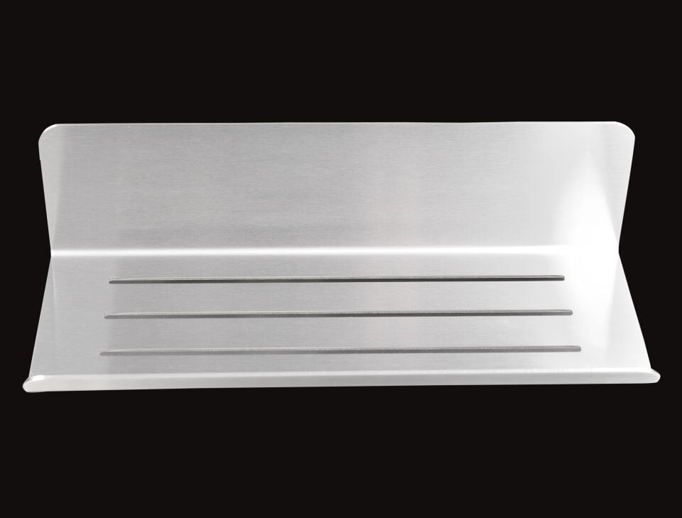 DELTAHOME  PASLANMAZ ÇELİK DUŞ RAFI 24CM  YAPIŞKANLI MONTAJ