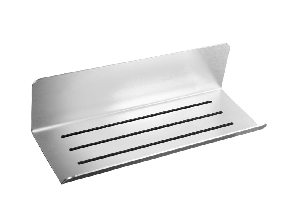 DELTAHOME  PASLANMAZ ÇELİK DUŞ RAFI 24CM  YAPIŞKANLI MONTAJ
